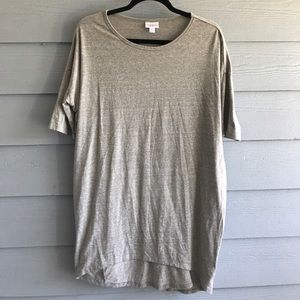 Small Grey LuLaRoe Irma NWOT