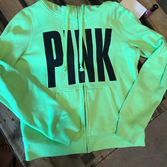 PINK Victoria's Secret Tops - Victoria's Secret PINK zip up hoodie