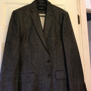 Banana Republic Charcoal Men's lightweight blazer