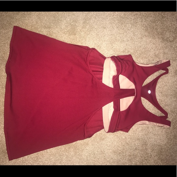 Lululemon Workout tank with built in bra - Picture 2 of 3