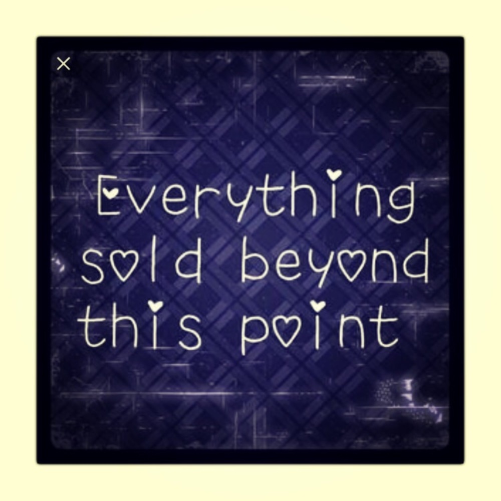 Sold sold sold