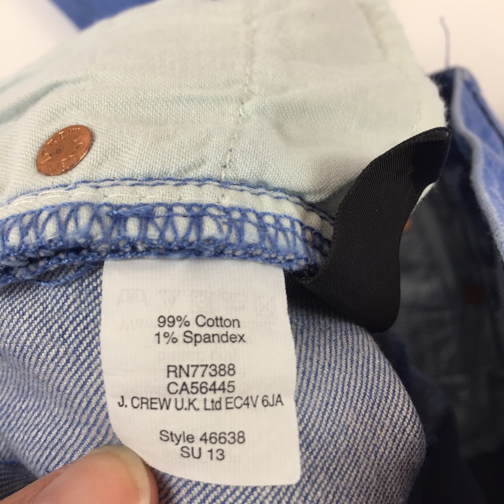 J. Crew Toothpick Skinny Jeans Printed Size 26A - Picture 6 of 6