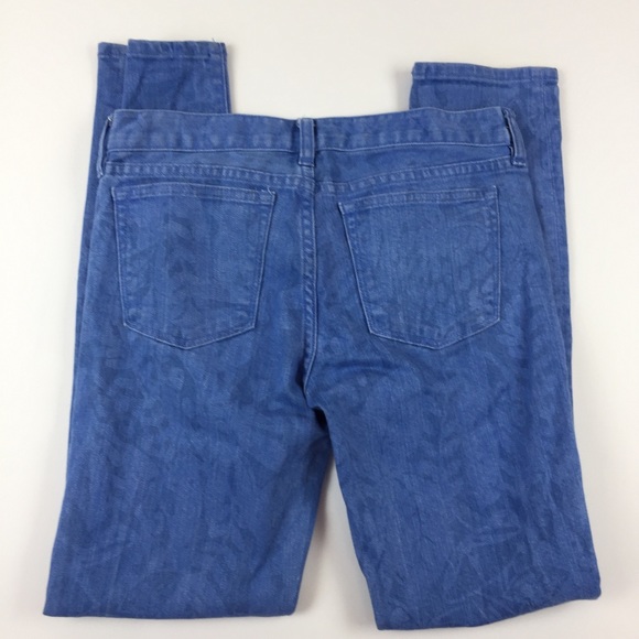 J. Crew Toothpick Skinny Jeans Printed Size 26A - Picture 3 of 6