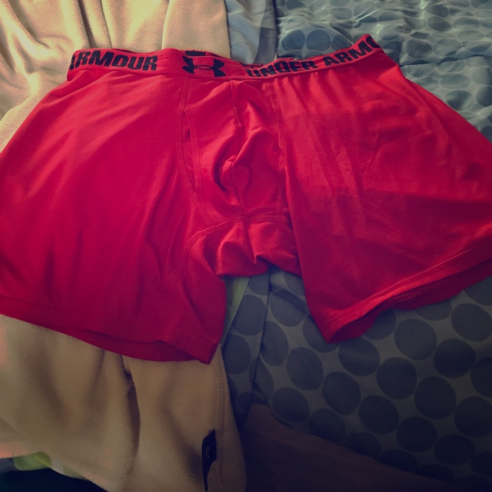 Under Armour Men Red Underwear