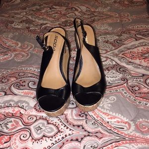 Black Wedges size 7.5
