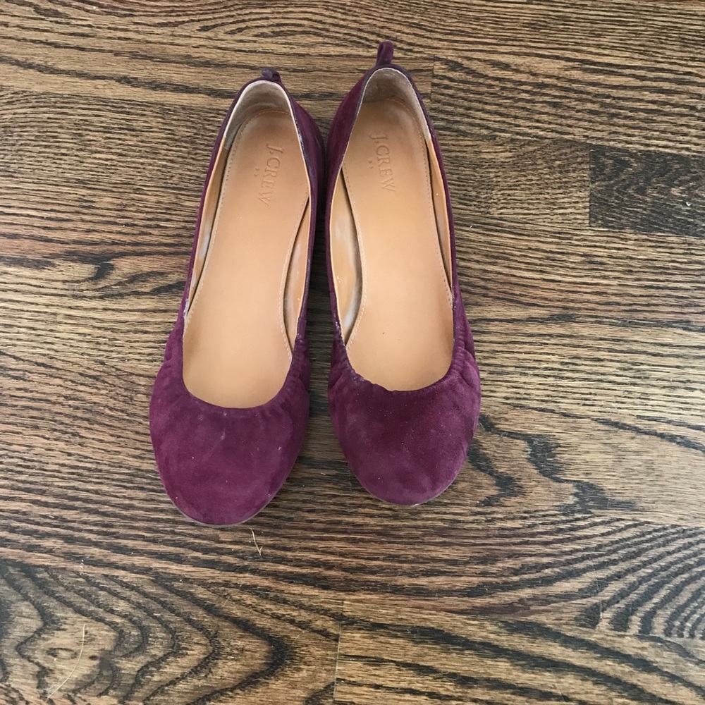 J Crew factory suede Flats.