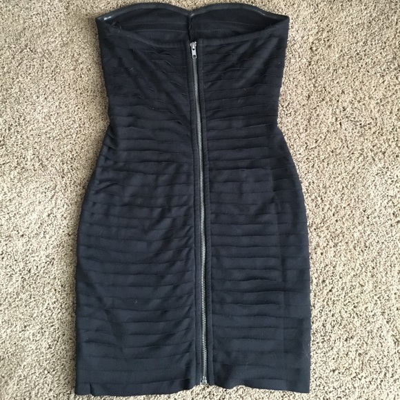 silence + noise/UO strapless dress tiered dress - Picture 6 of 8