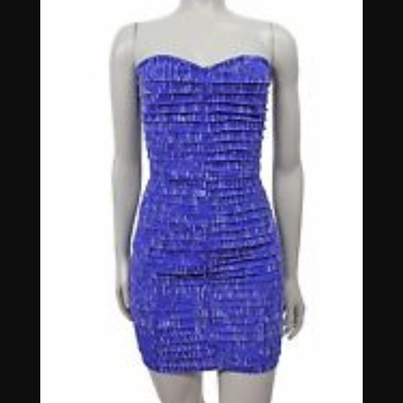 silence + noise/UO strapless dress tiered dress - Picture 2 of 8