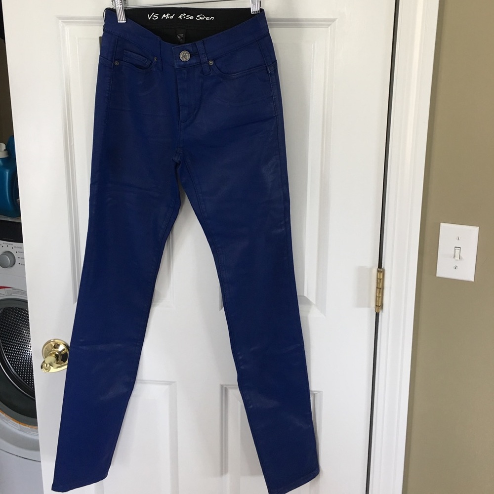Royal blue, Victoria's Secret pants, size 0