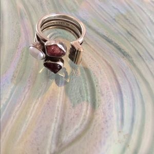 Sterling silver cocktail ring