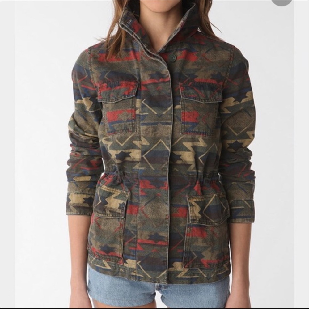Ecote Aztec utility jacket