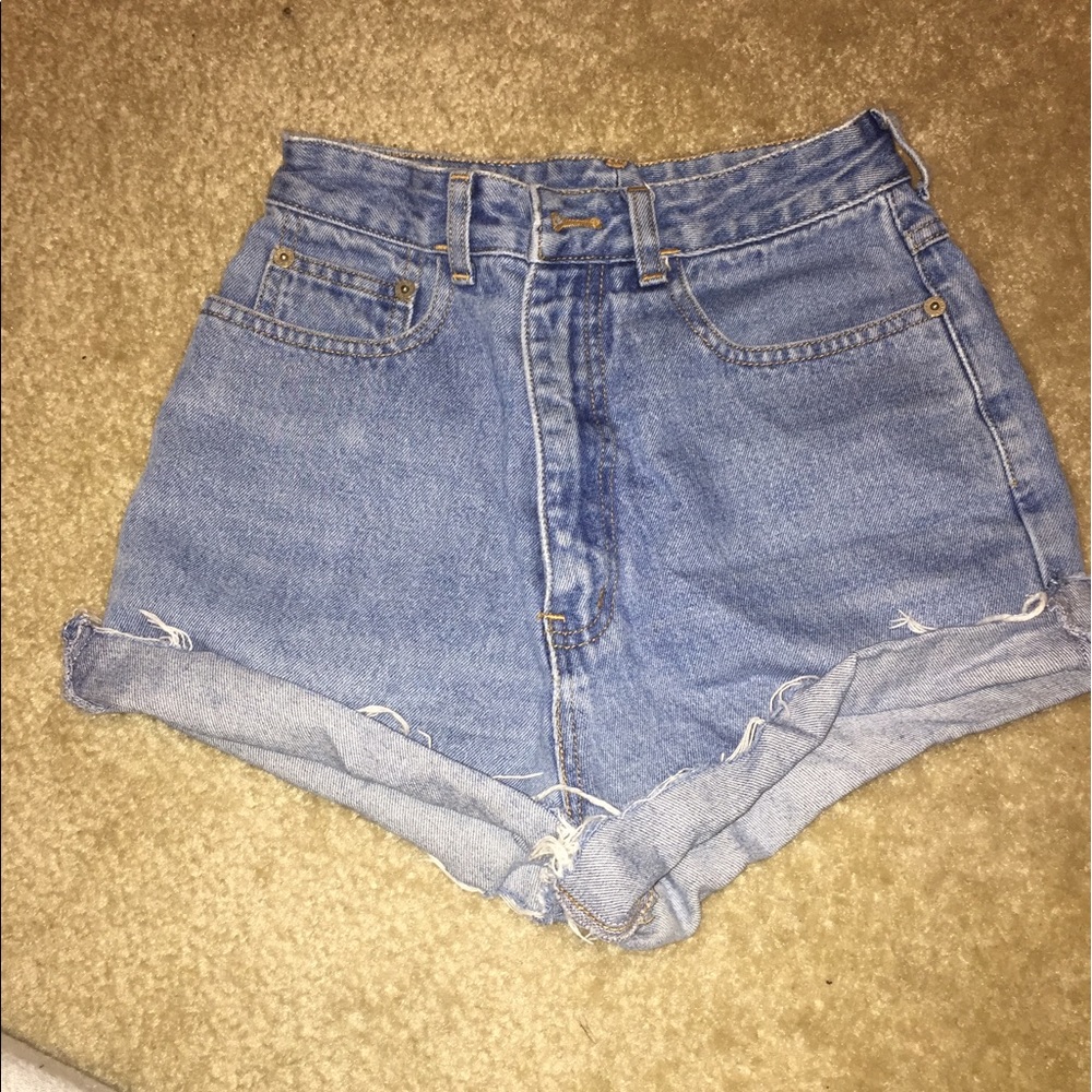 Denim high waisted shorts ( vintage)