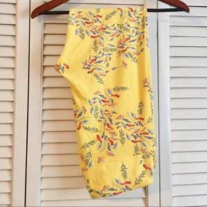 LuLaRoe TC Leggings Bird Print NWT