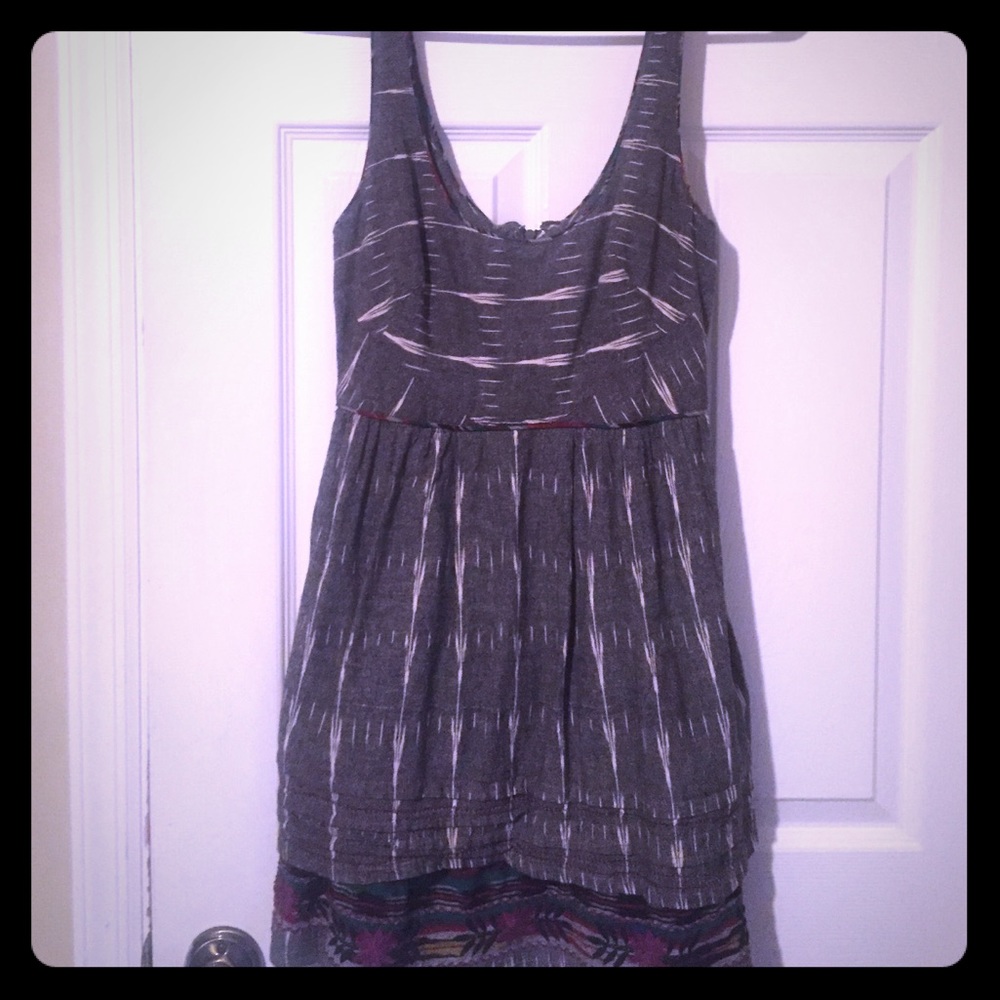Gray Free People New Romantics Dress