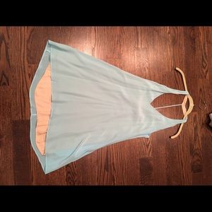 Lavender Brown swing T back dress