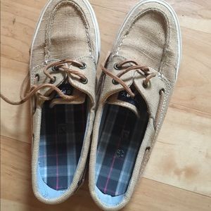 Sperry Topsider Canvas Shoes size 6.5