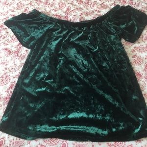 green shirt from Anthropology