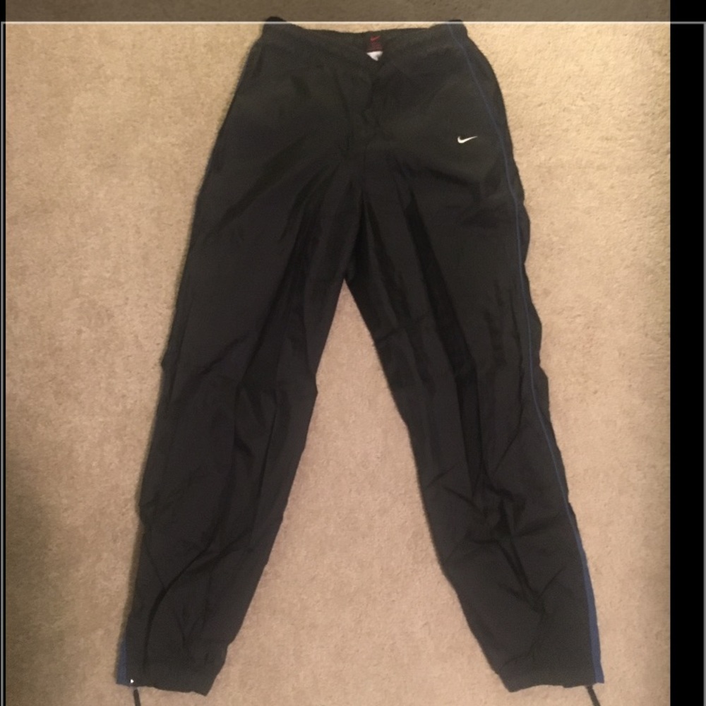 Black Nike wind pants