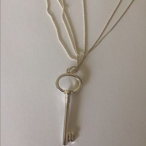 Tiffany and Co. Oval Key Pendant with 24" chain