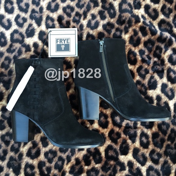 HP!🎉5🌟Rated! NIB Frye Tassel Booties - Black - Picture 4 of 8