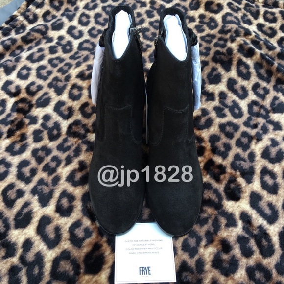 HP!🎉5🌟Rated! NIB Frye Tassel Booties - Black - Picture 6 of 8