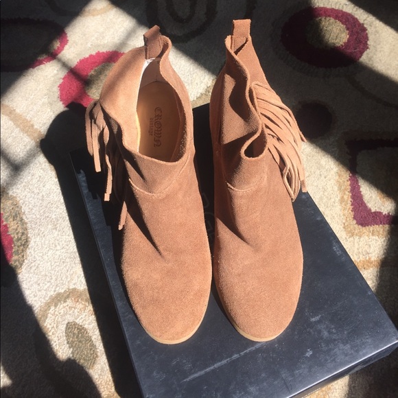 Crown vintage Randi fringe bootie size 6 - Picture 2 of 4