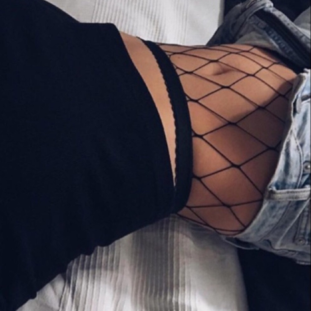 HOST PICK High Waisted Fishnet Stockings  - Picture 2 of 5