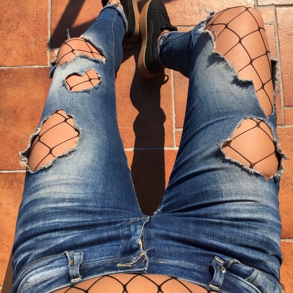 HOST PICK High Waisted Fishnet Stockings - Picture 4 of 5