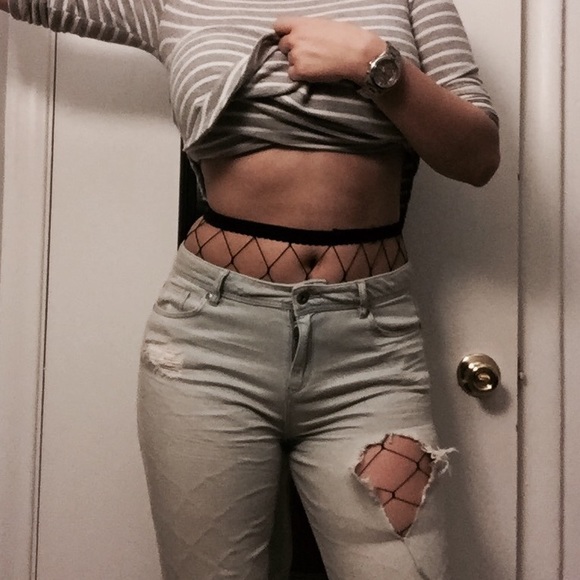 HOST PICK High Waisted Fishnet Stockings - Picture 5 of 5