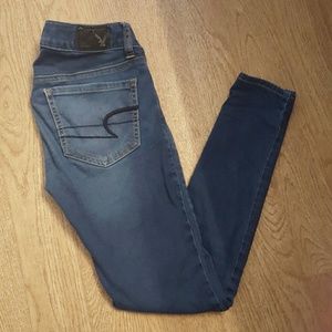 American Eagle super super stretch jeans size 0