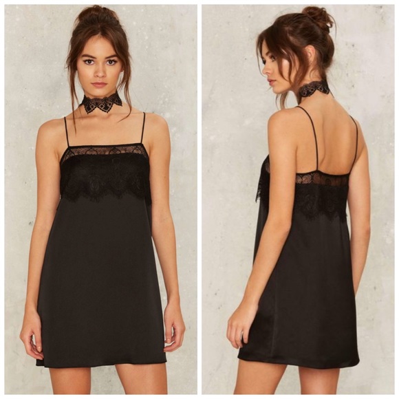 Nasty Gal Dresses & Skirts - NWT Nastygal Cotton Candy LA Lace Slip Dress