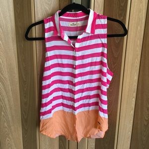 Hollister Button-down tank