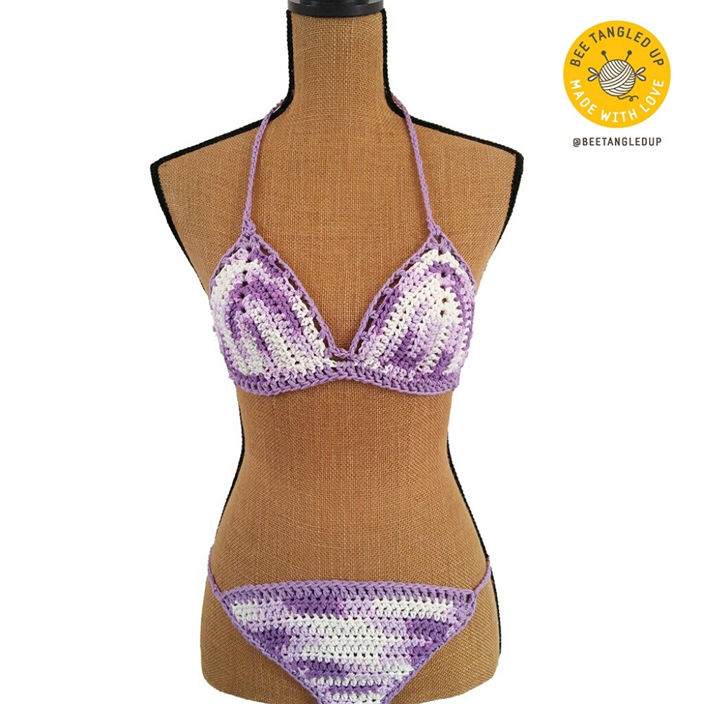 🆕Brand New Handmade Crochet Bikini 100% US Cotton