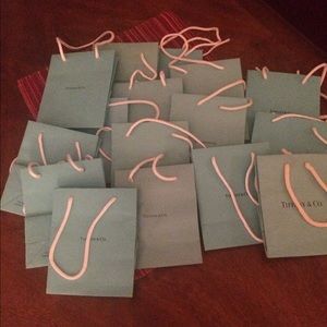 15 Tiffany and Co. 5x6" Shopping Bags