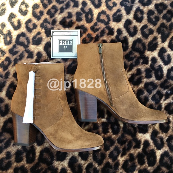 HP!🎉5🌟Rated👍🔥NIB Frye Tassel Booties-Chestnut - Picture 2 of 8
