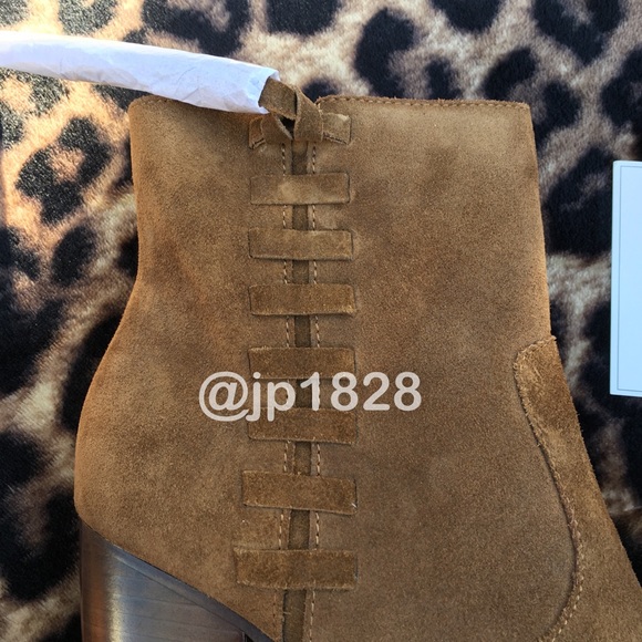 HP!🎉5🌟Rated👍🔥NIB Frye Tassel Booties-Chestnut - Picture 5 of 8