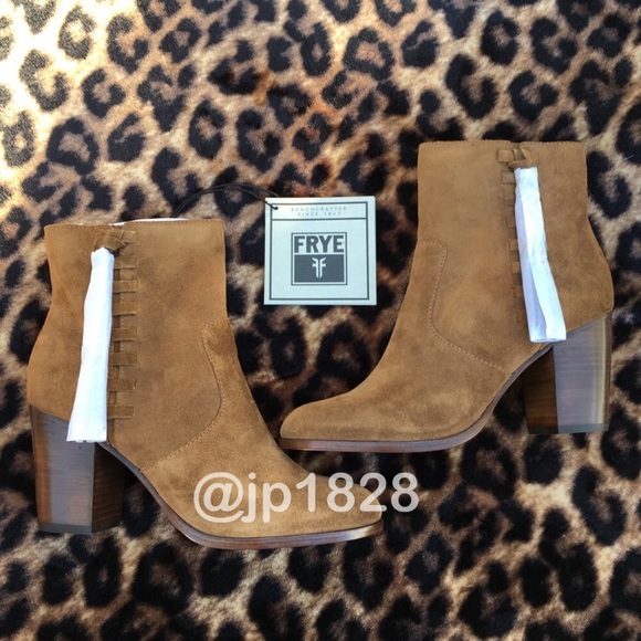 HP!🎉5🌟Rated👍🔥NIB Frye Tassel Booties-Chestnut - Picture 6 of 8