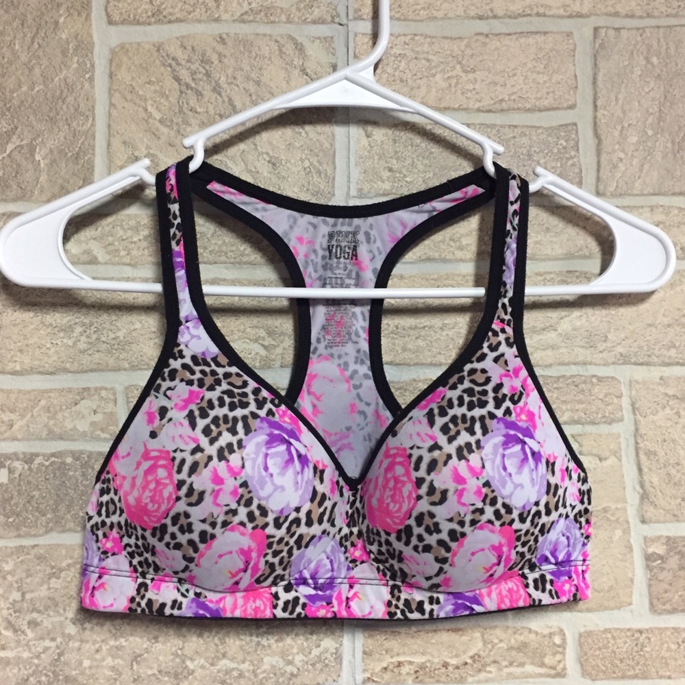 •Pink• Leopard Yoga Bra - Picture 2 of 6