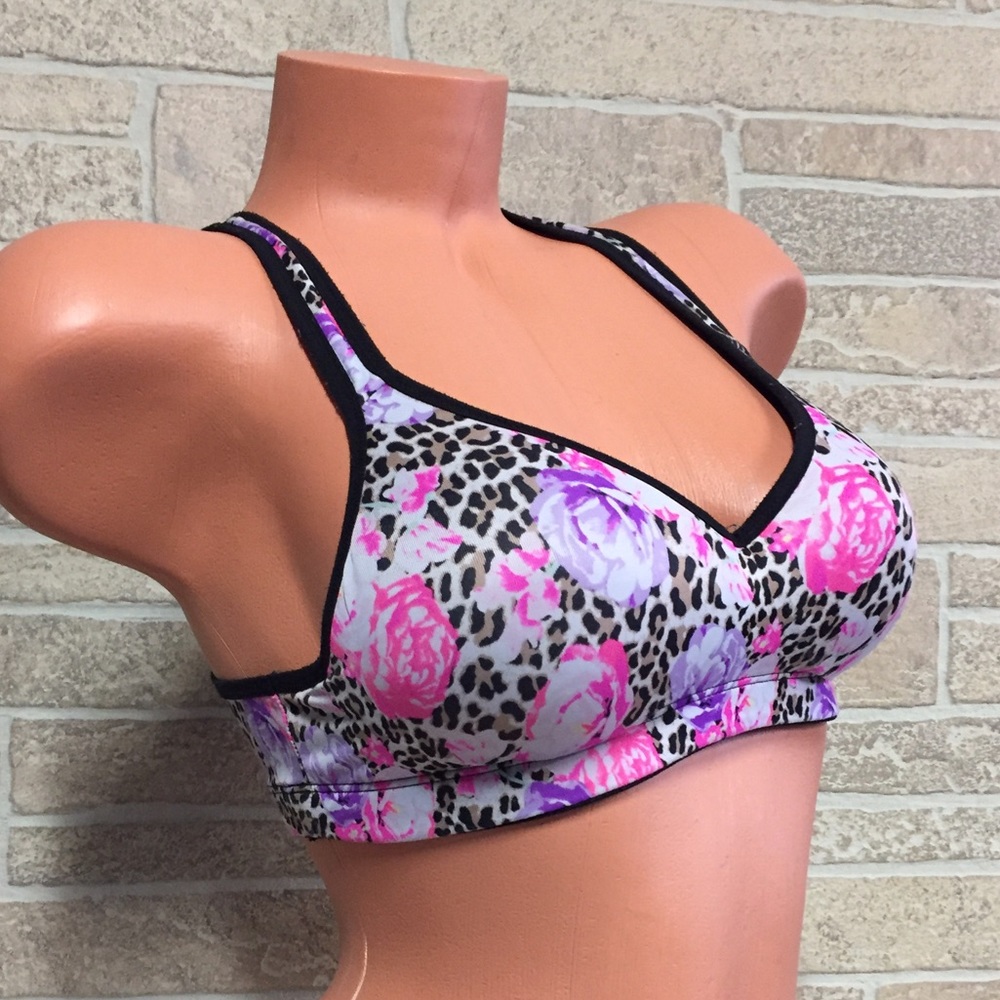 •Pink• Leopard Yoga Bra - Picture 4 of 6
