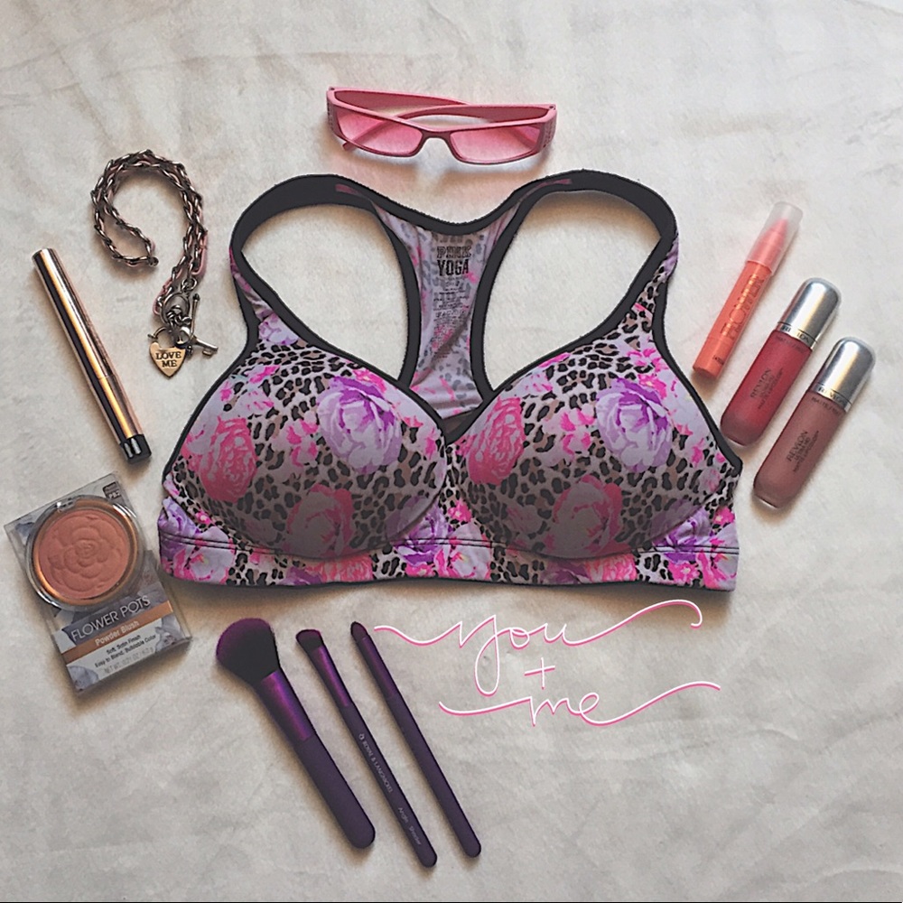 •Pink• Leopard Yoga Bra