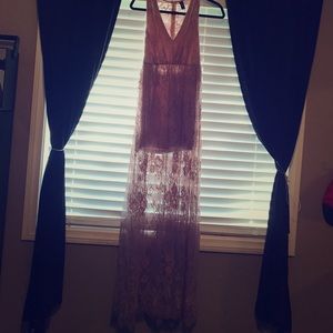 Lace maxi dress