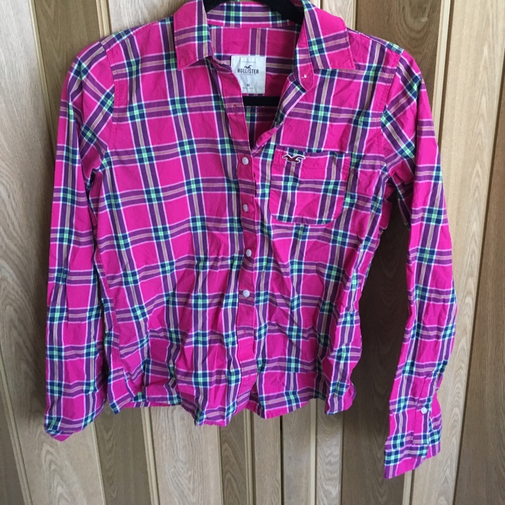 hollister plaid shirt