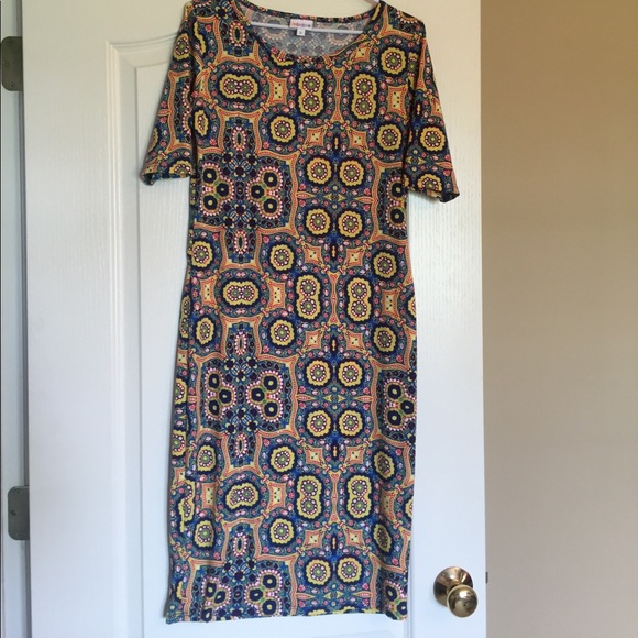 SOLD - LuLaRoe Julia dress size small - Picture 1 of 7