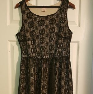 Lace black dress