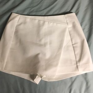 White Envelope shorts