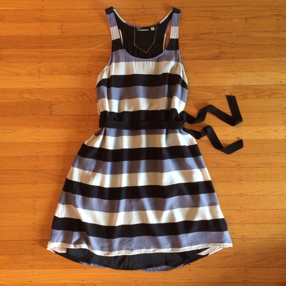 Halogen wide stripe dress - Picture 2 of 5