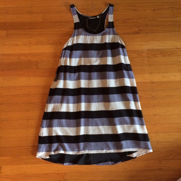 Halogen wide stripe dress - Picture 3 of 5