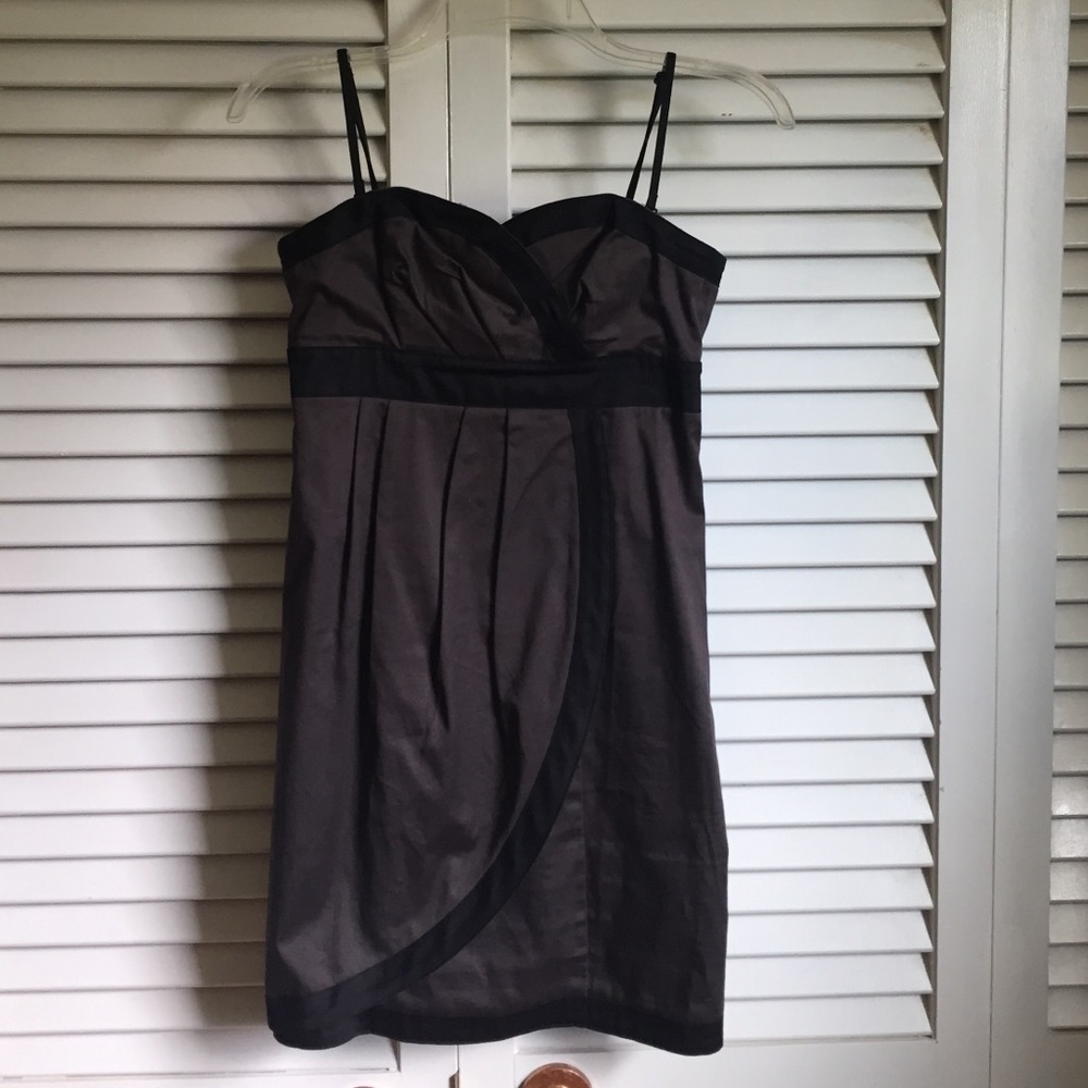 Gray and Black Dress with Optional Straps!
