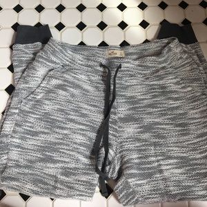 Hollister, SMALL, grey knit joggers