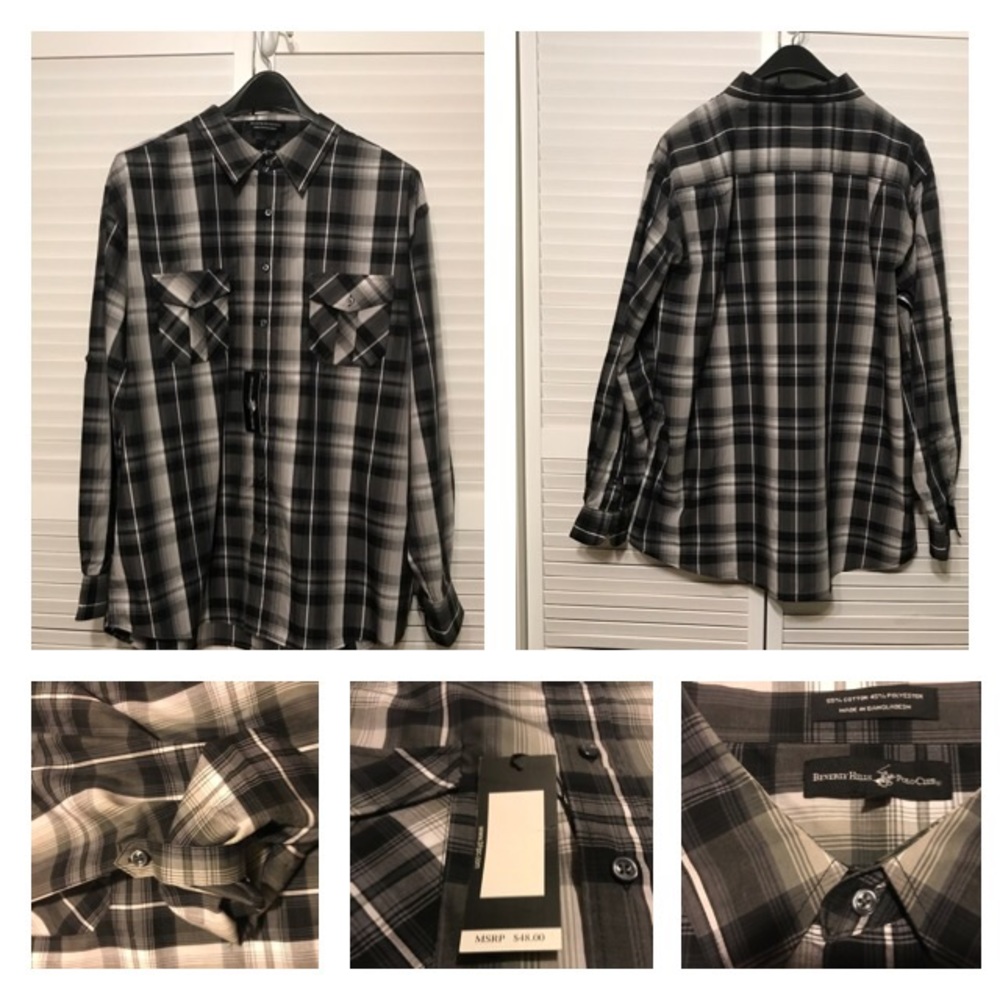 Brand New With Tags Beverly Hills Polo Club 3XLB
